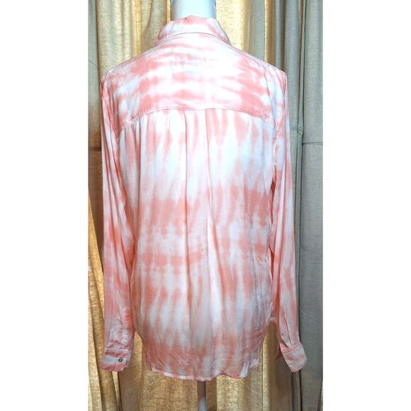 Rails Josephine Tailored Tie Dye Womens Button Down Blouse Size Small - Picture 6 of 9